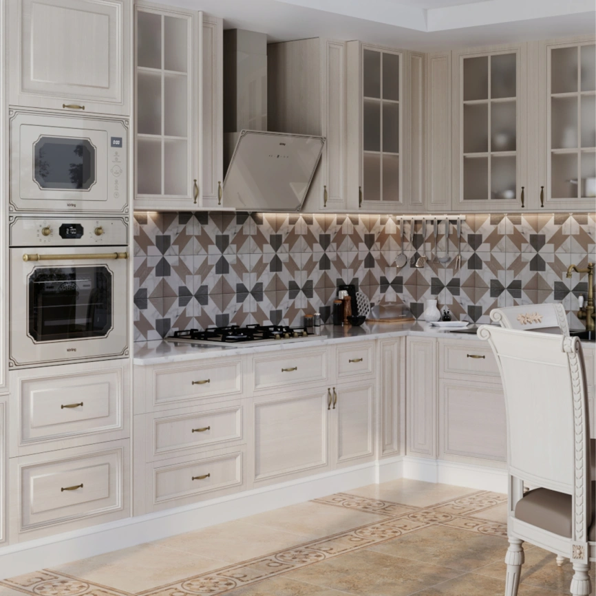 Встраиваемая вытяжка Korting KHC 69059 RGB Beige фото 2